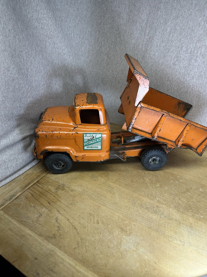 vintage buddy L hydraulic dump truck