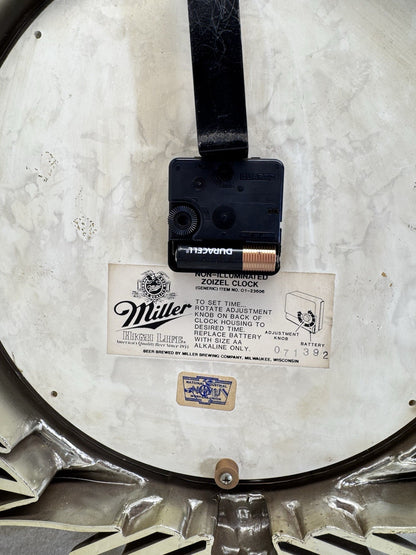 Miller High Life Non-Illuminated Zoizel Clock
