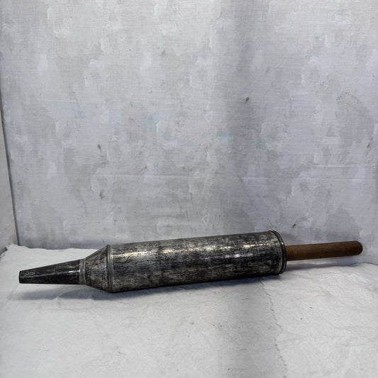 Antique Primitive Metal Wooden Sausage Stuffer 