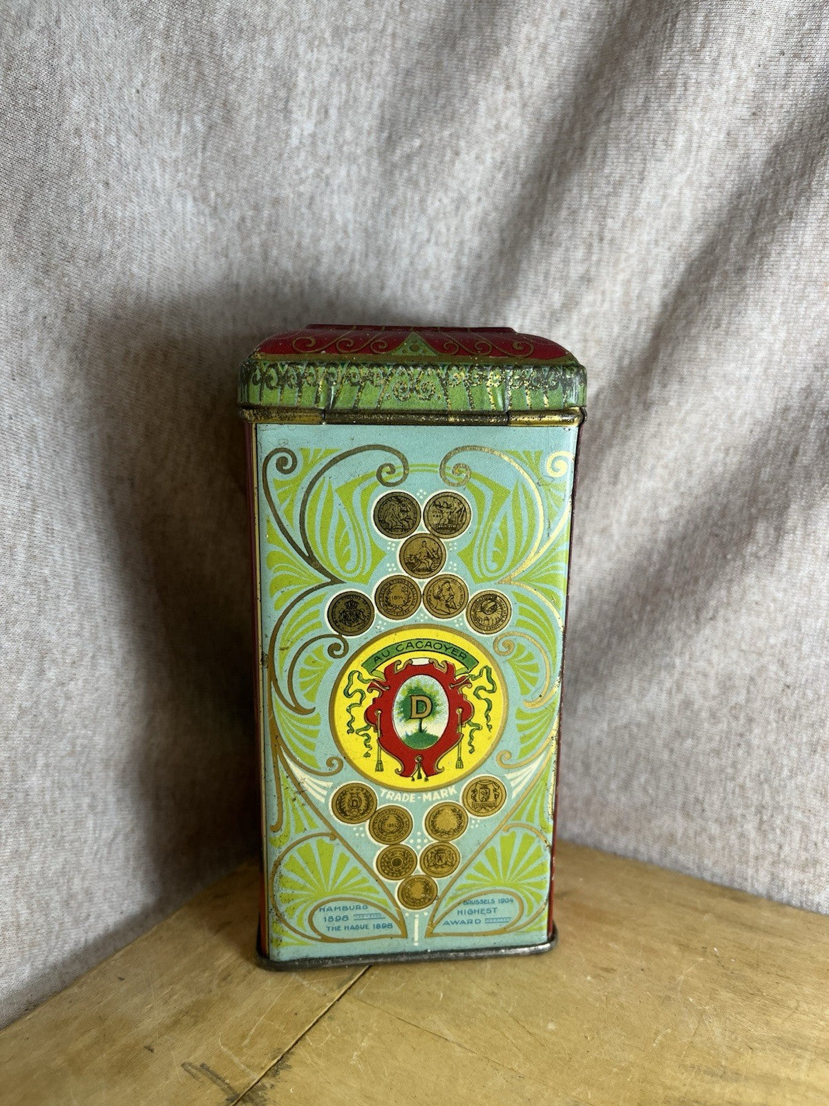 Drostes Cocoa Empty Vintage Tin