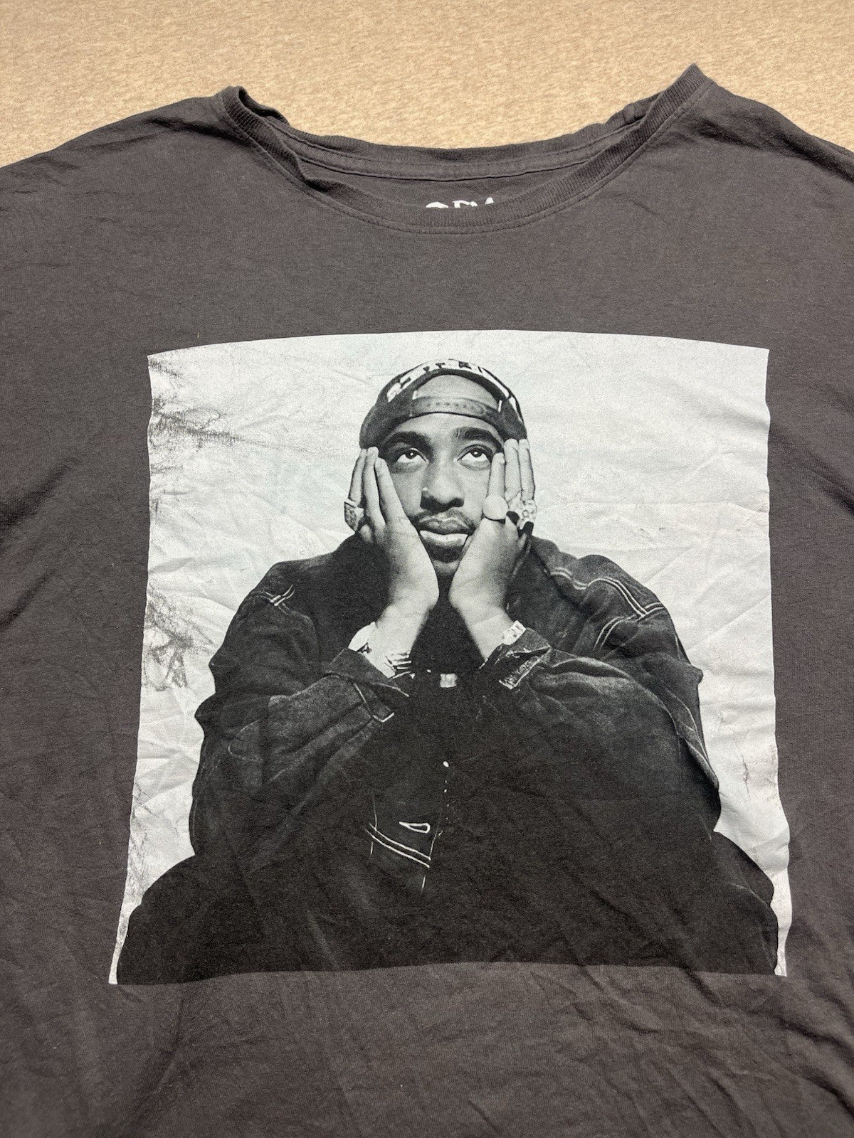 2Pac Grey Tshirt Medium 