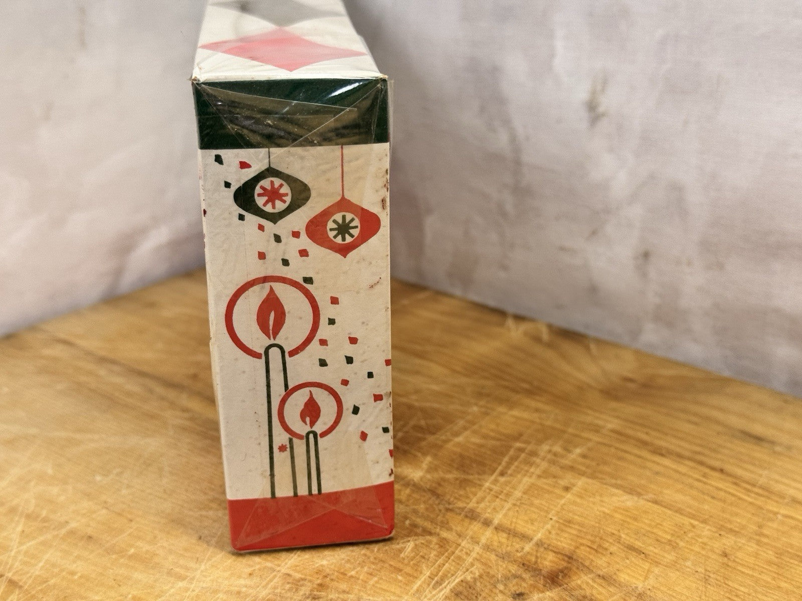 Vintage Christmas NOS Candles In The Box #1265