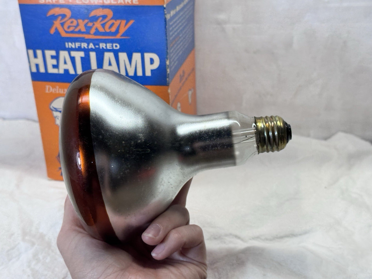 Rex-Ray Heated Lamp NOS Vintage Bulb 
