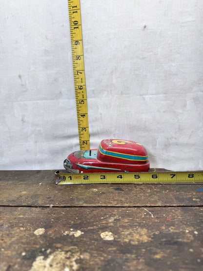 Tin Litho Magic Car No. 2 Vintage Toy Car For Parts Japan