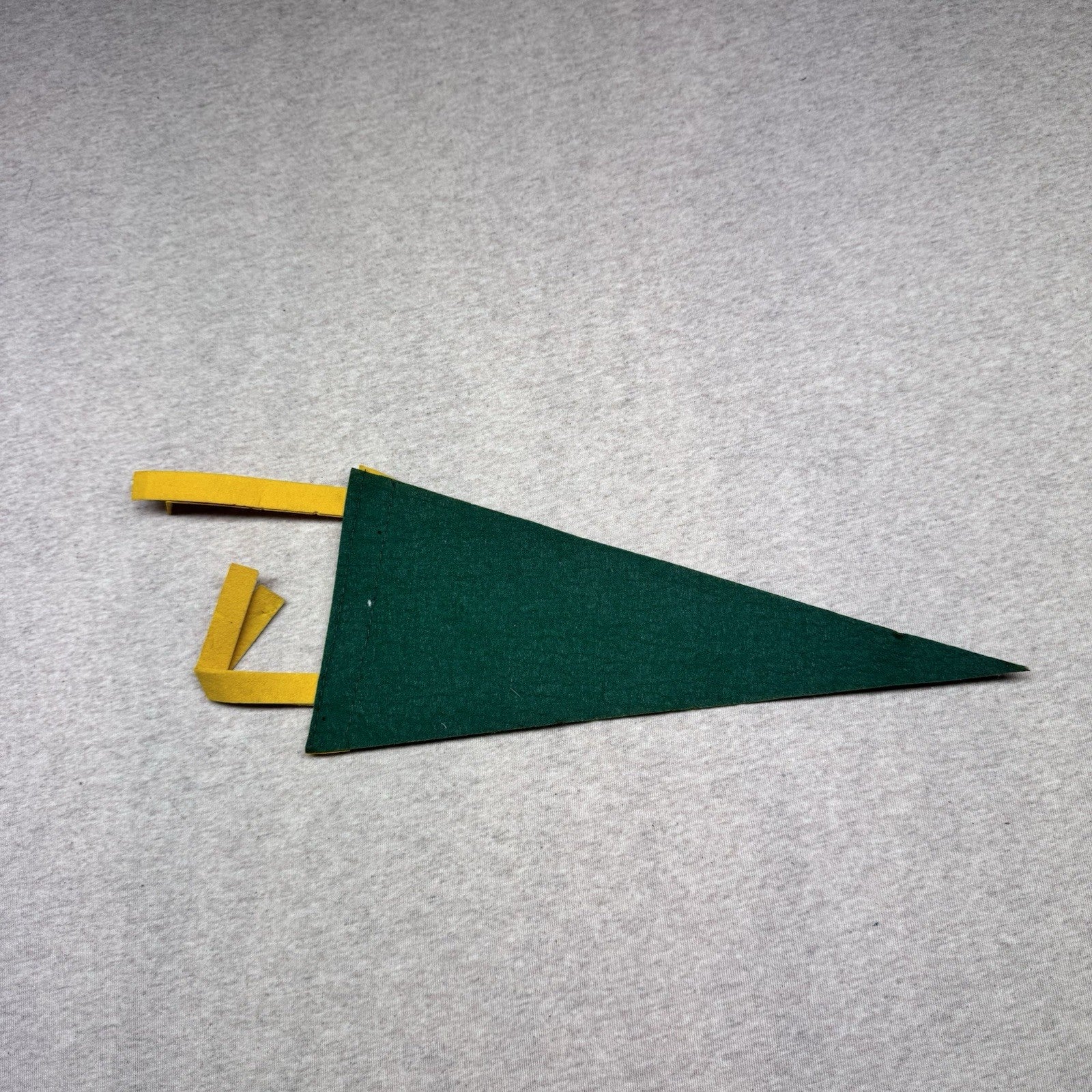 Sea Shell City Michigan Vintage Fabric Pennant Banner Flag Souvenir 