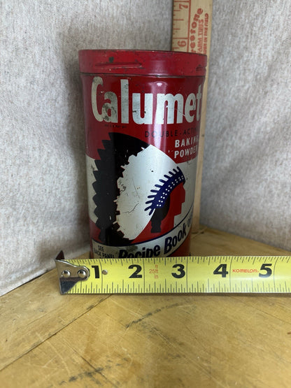 calumet baking powder tin Vintage Empty 