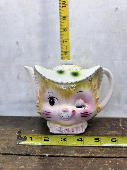 Vintage Miss Priss Enesco Teapot #S-1585