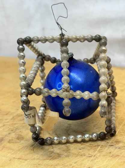 Antique Christmas Wired House Ornament Occupied Japan #1351