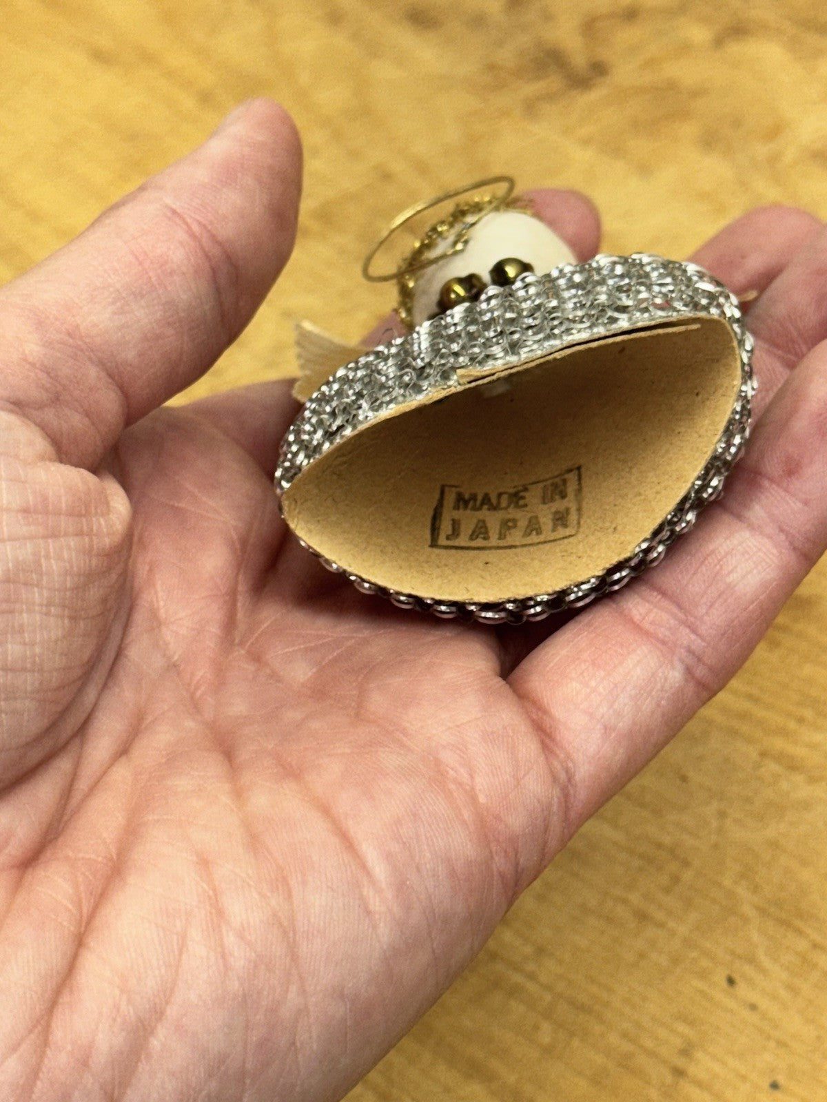 Antique Christmas Angel Ornament Japan  #1274