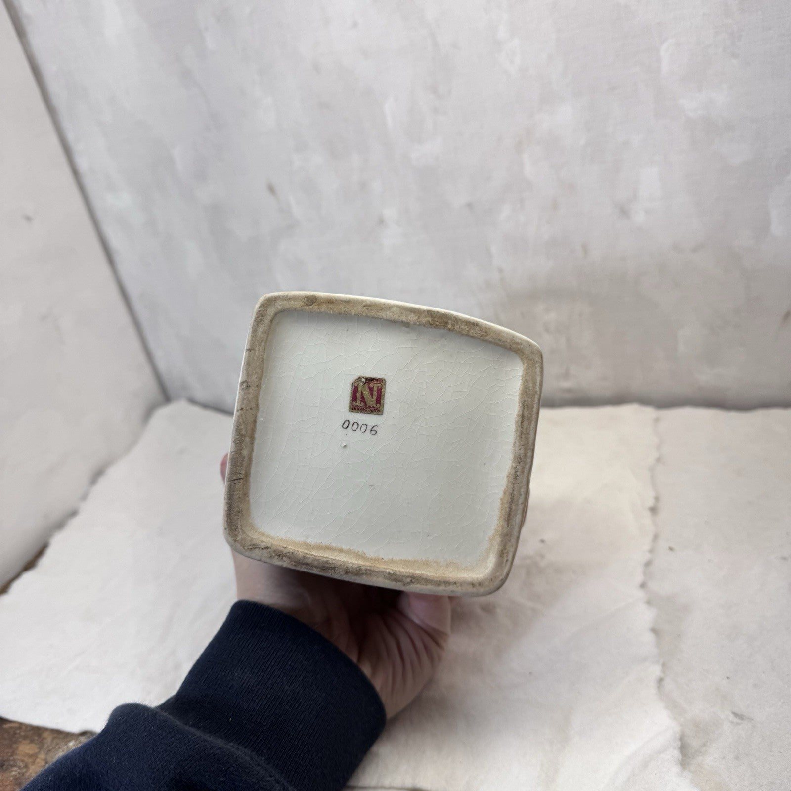 Napcoware Little Boy Planter Vintage 