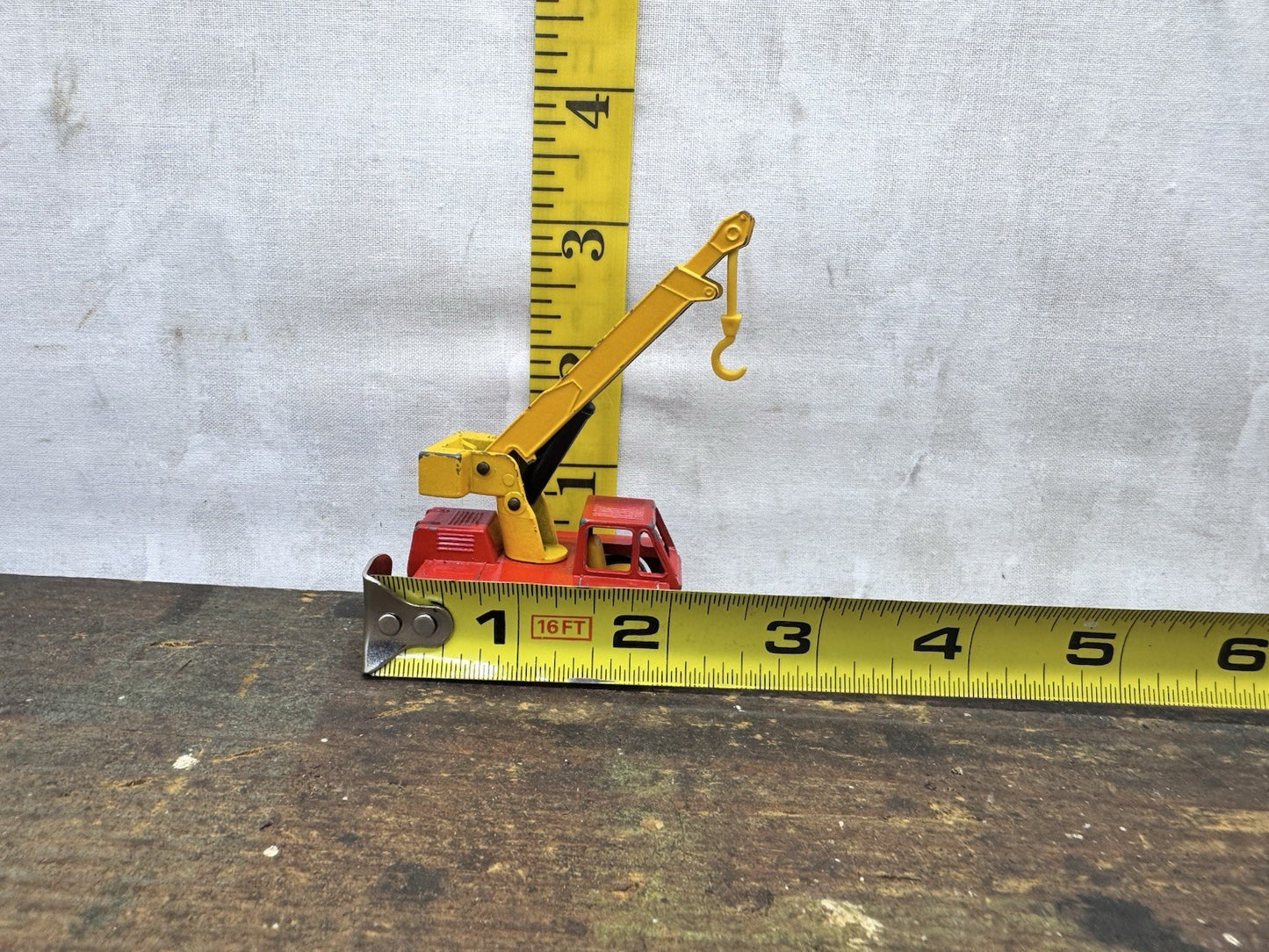 Vintage 1969 Lesney Matchbox No.42 Iron Fairy Crane Made in England