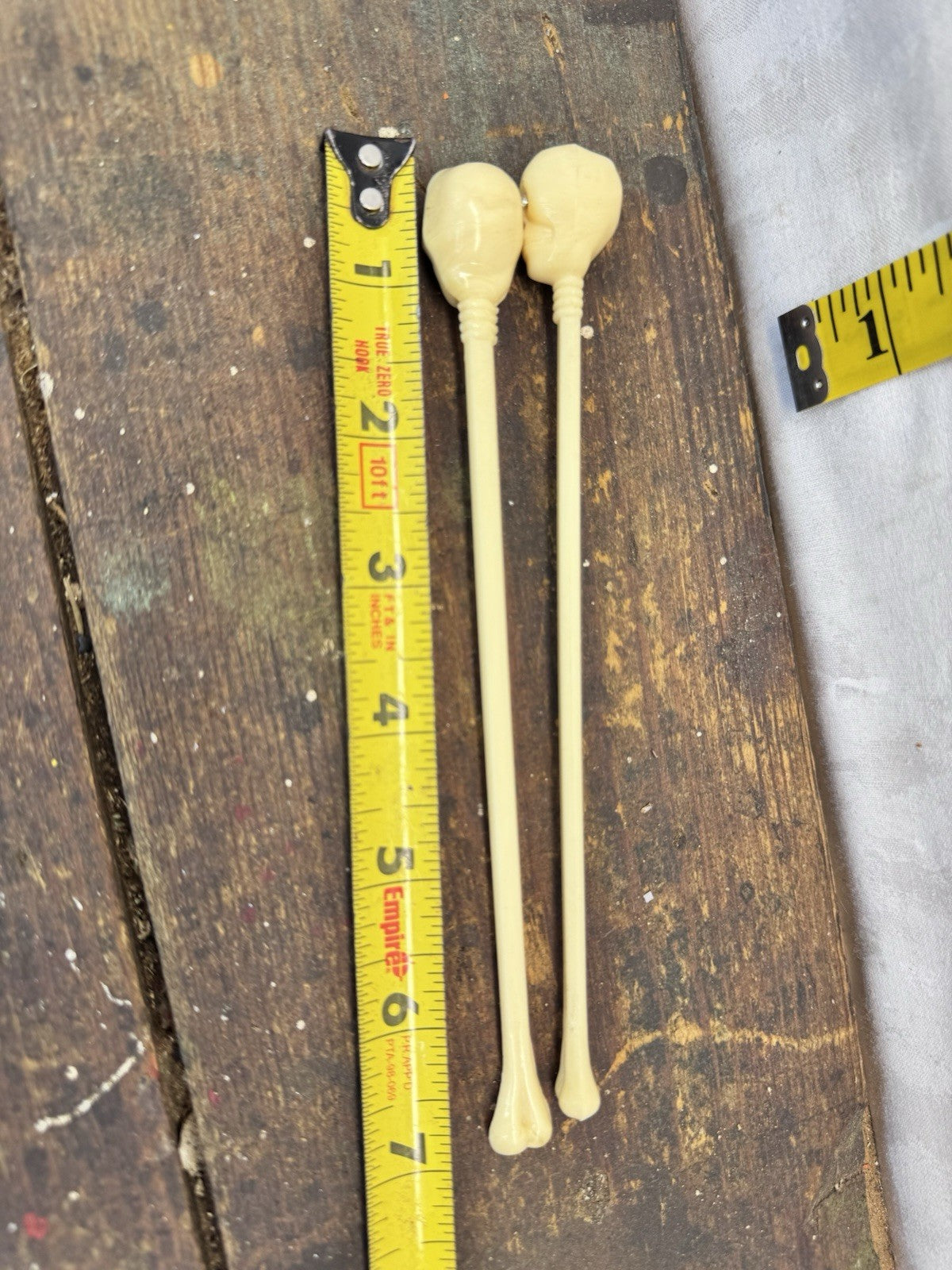 Vintage Skull 1950s Swizzle Stir Sticks #1472