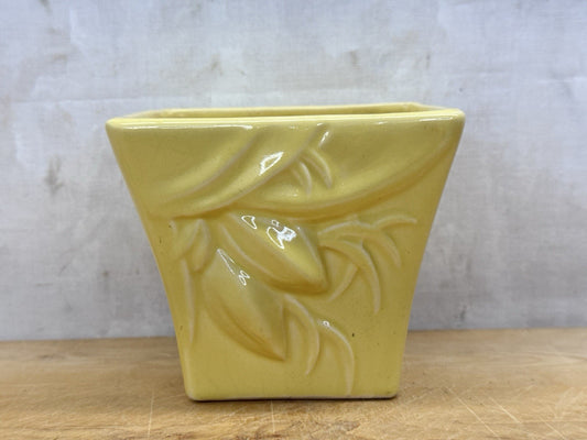 Antique McCoy Yellow Pot #1166