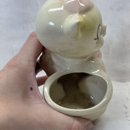 Vintage Shawnee Pottery Porky Pig Ceramic Planter