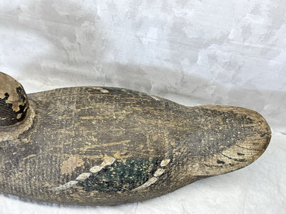 Vintage Wooden Hunting Duck Decoy 