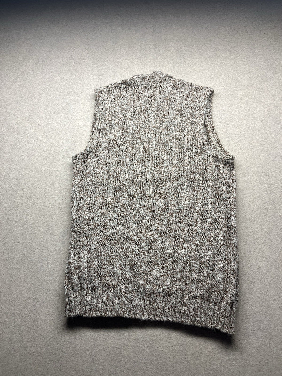 1960s, 70s Grandpas Kings Road Brown Cardigan Sweater