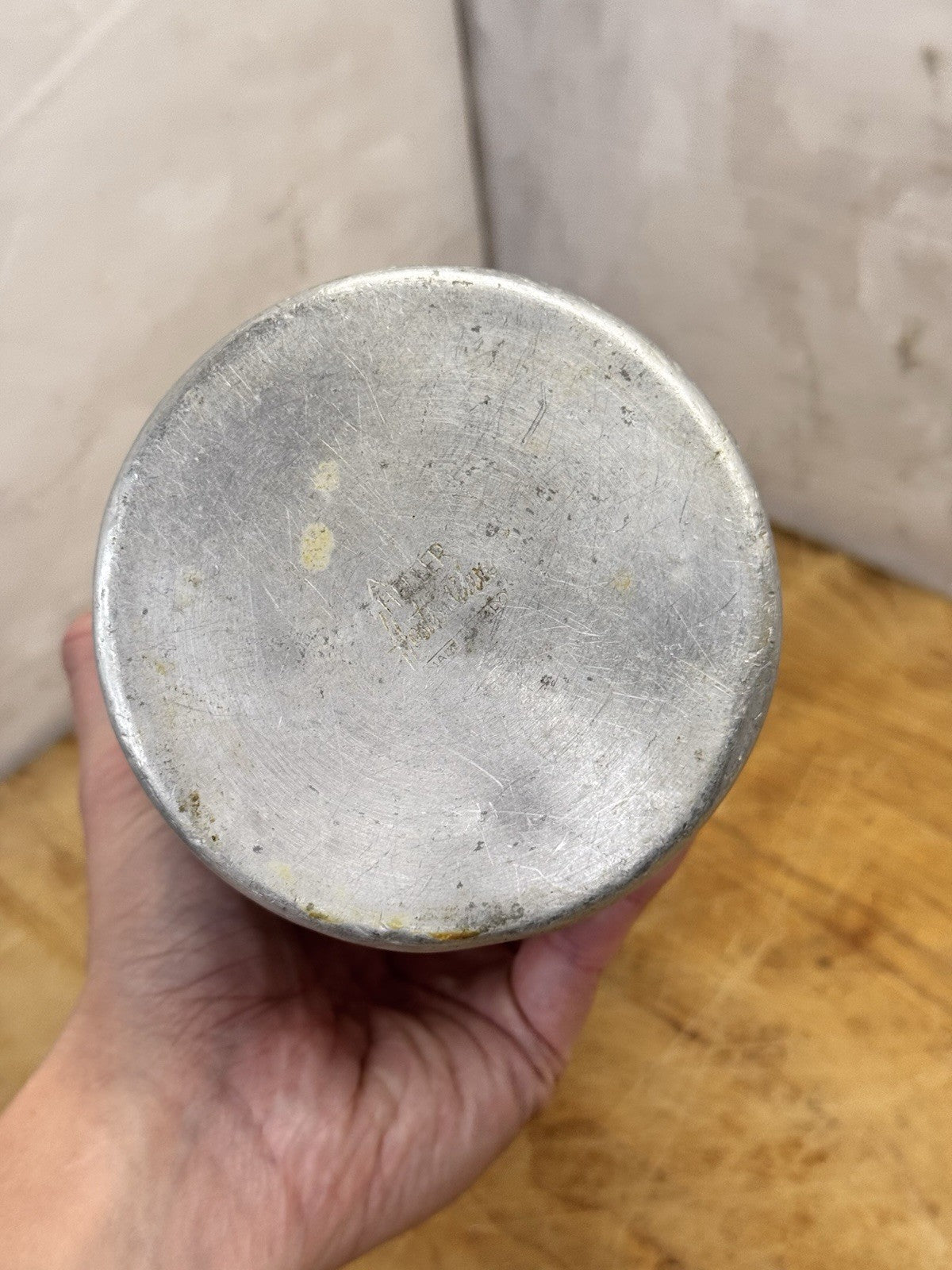 Aluminum Tea Canister Hostessware Vtg #1361