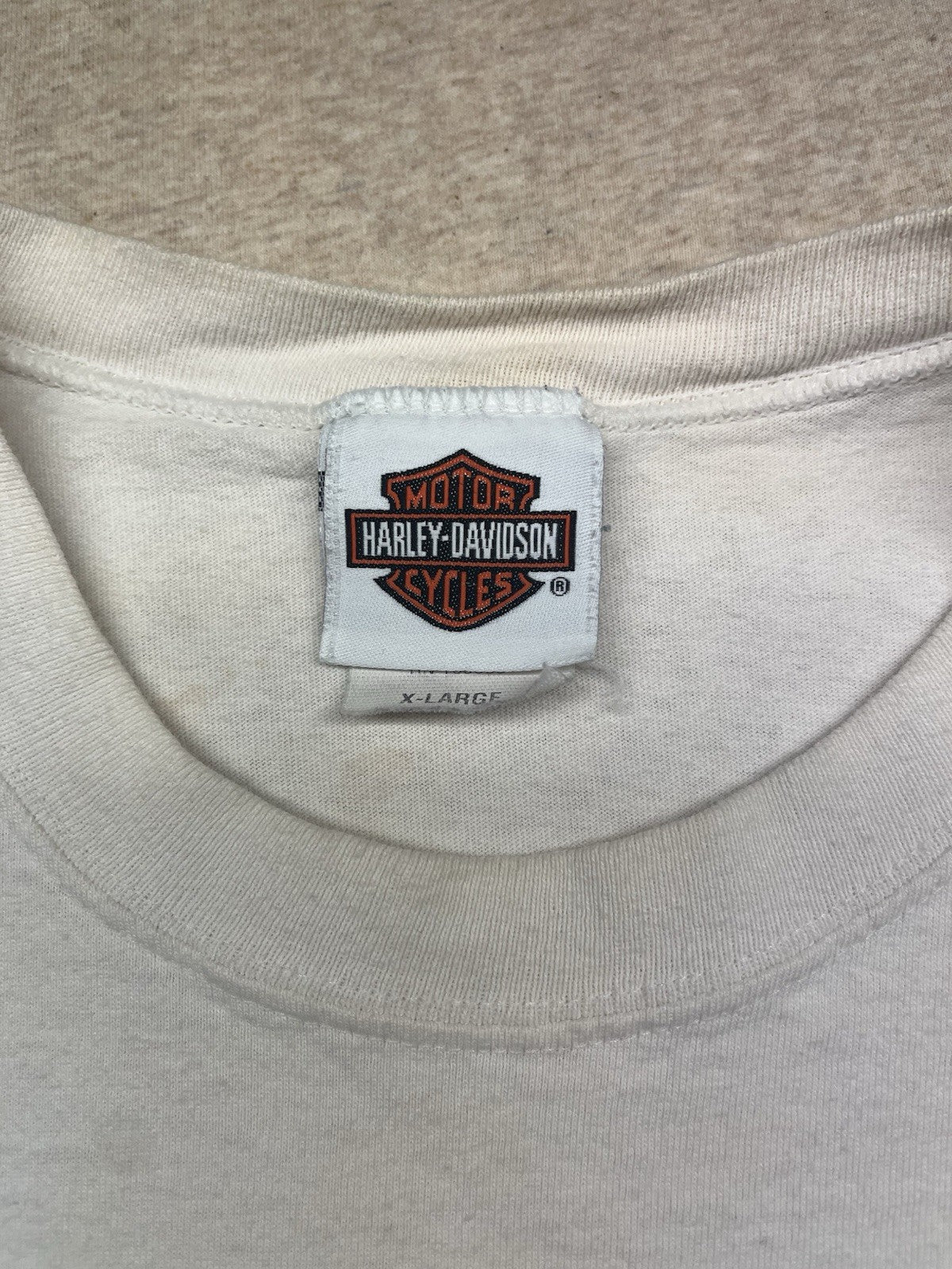 Harley Sturgis Men’s XL Wht Sleeveless