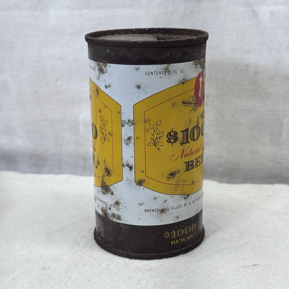 1000 Natural Process Beer Can Empty Vintage Rustic