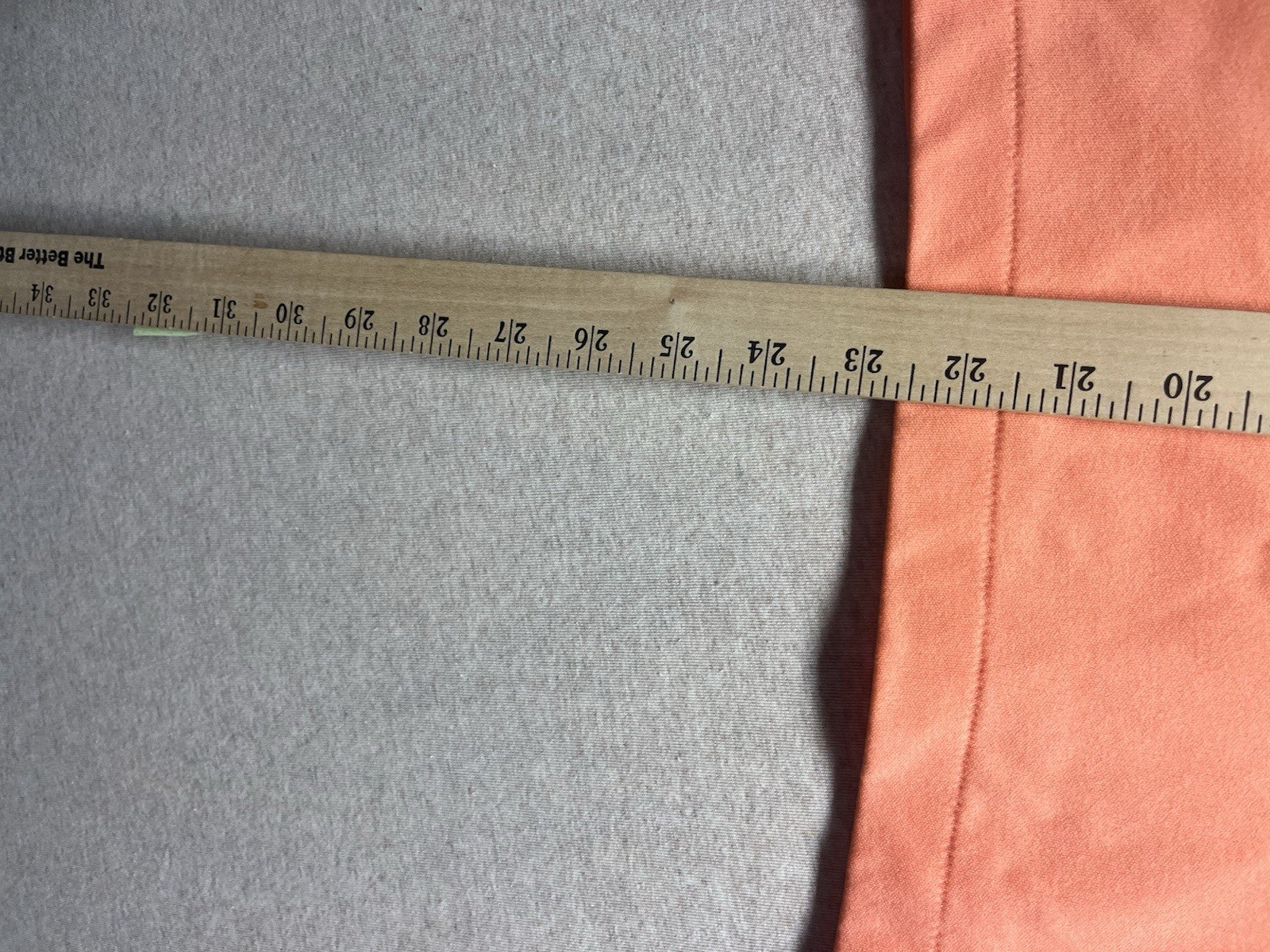 1970s Women’s Peach Knit Back Zipper S Sleeve Shirt