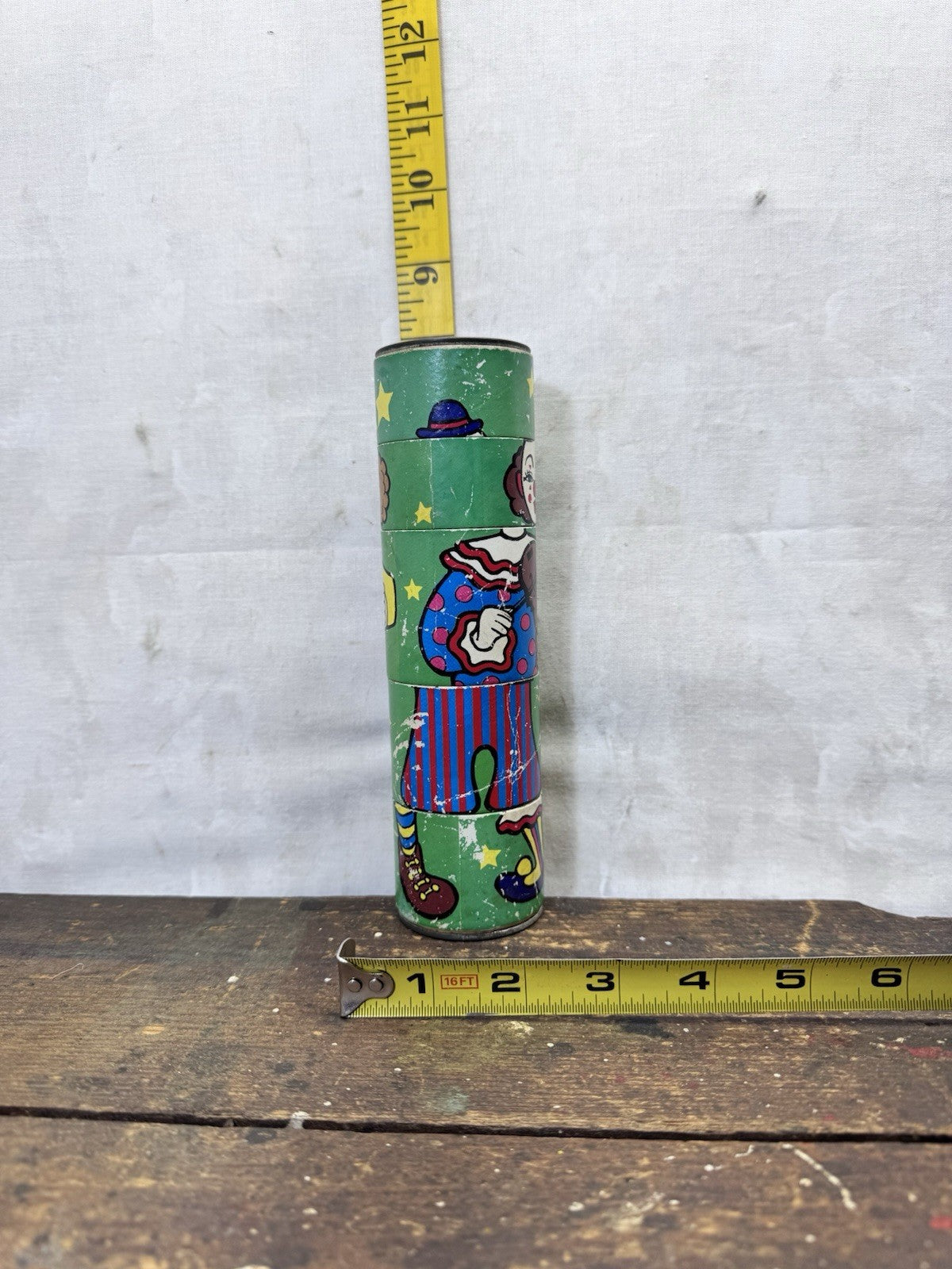 Ikecho Japan Toy Clown Kaleidoscope Vintage