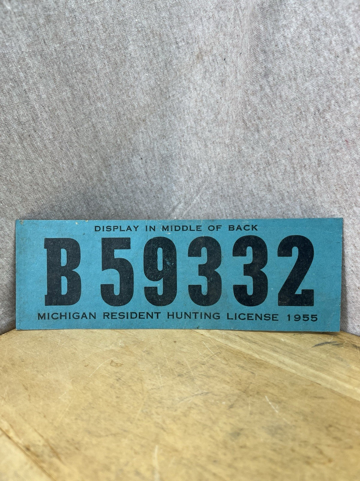 Michigan 1955 Deer Back Tag (B59332)