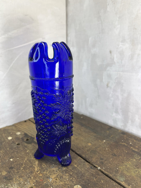 Vintage Cobalt Blue Vase #105