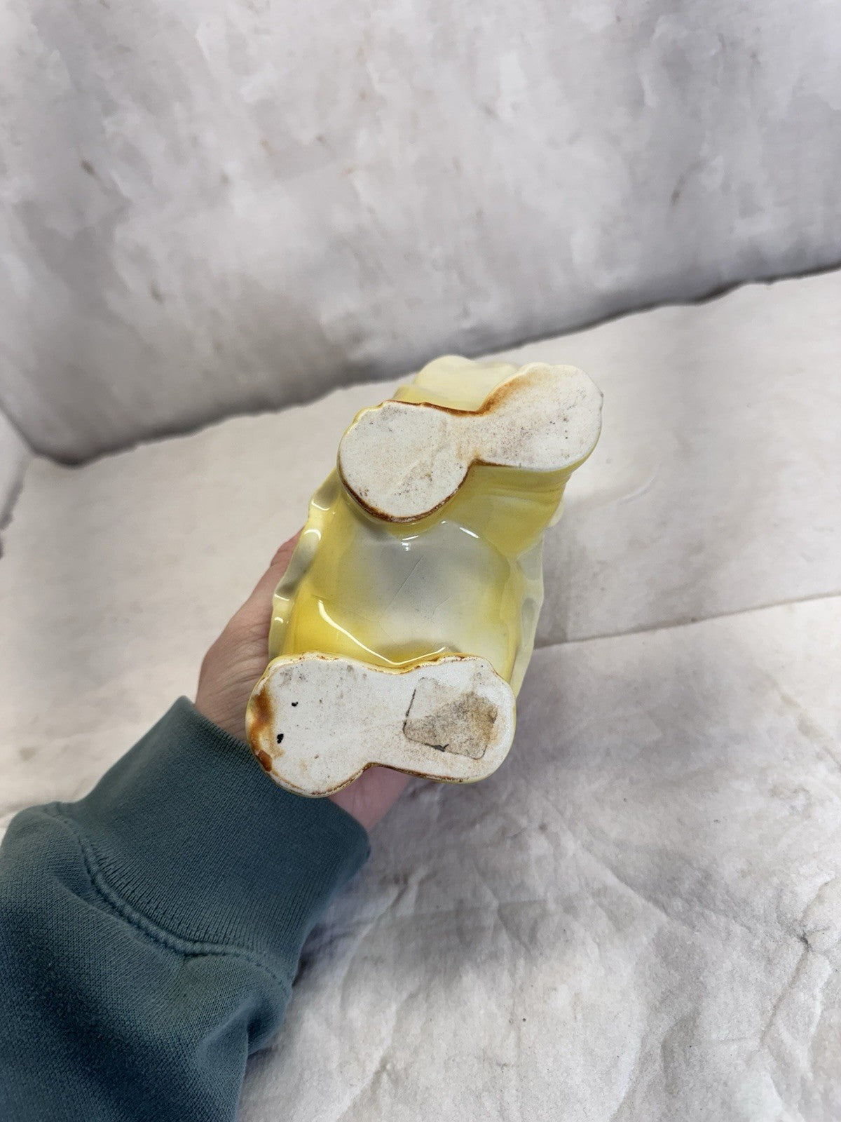 Carnival Circus Elephant Planter Vintage Flawed