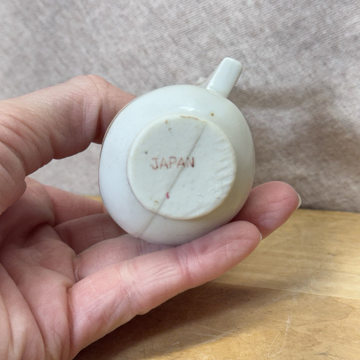 Vintage Mini Floral Pitcher Vase