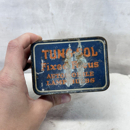 Tung-Sol Fixed Focus Automobile Lamp bulbs Metal Vintage Tin