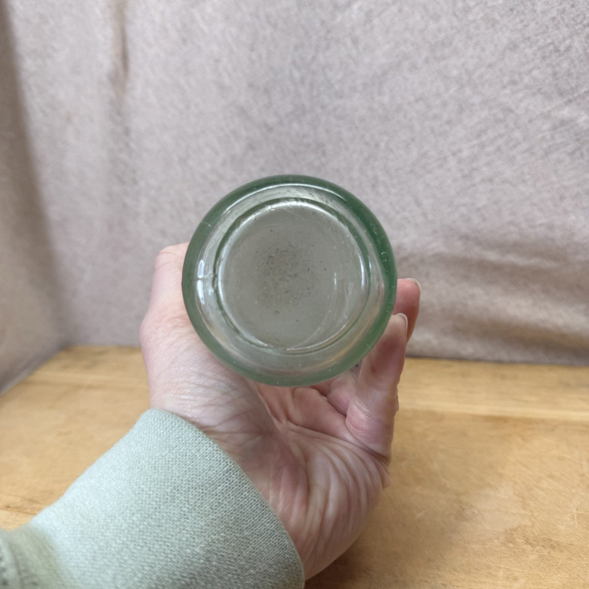 Berlin Wisconsin Bottle Works Blue Bottle Vintage Glass Empty