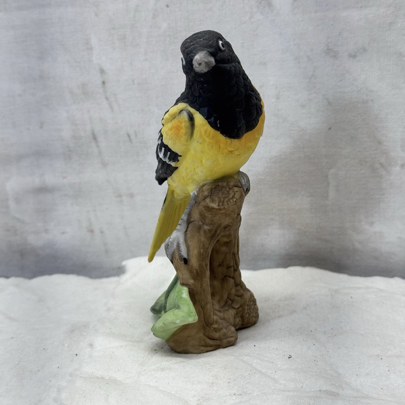 Lefton Porcelain Oriole Bird Figurine Japan Vintage