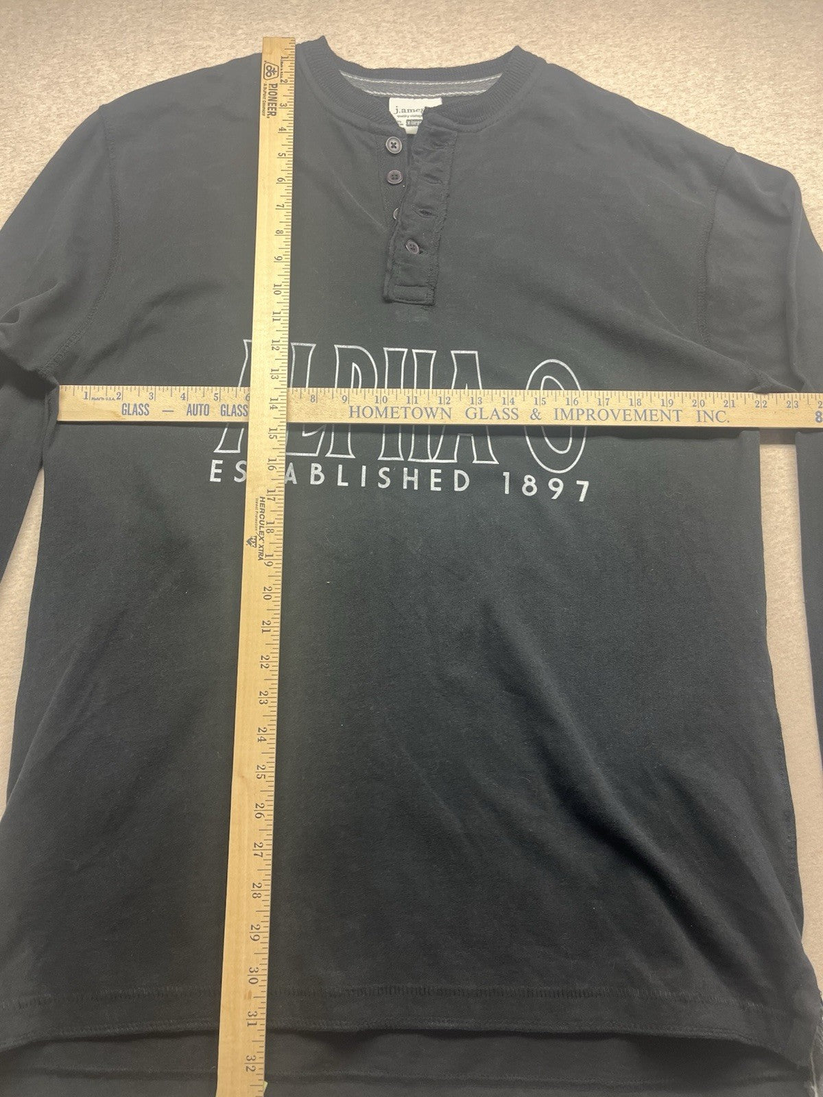 Alpha Men’s  X-Large Black NOS Shirt 