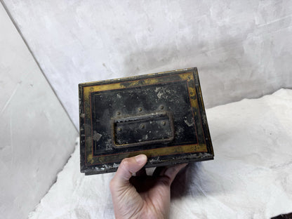 Metal Vintage Money Box Rustic #S-2015