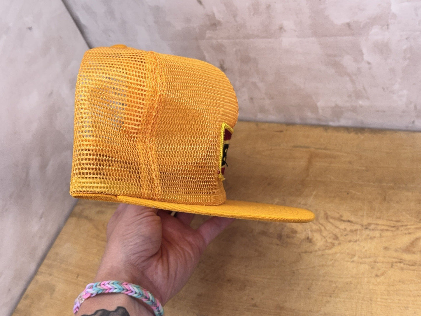Kent SnapBack Hat Vintage Foam Missing From Inside Band #1110