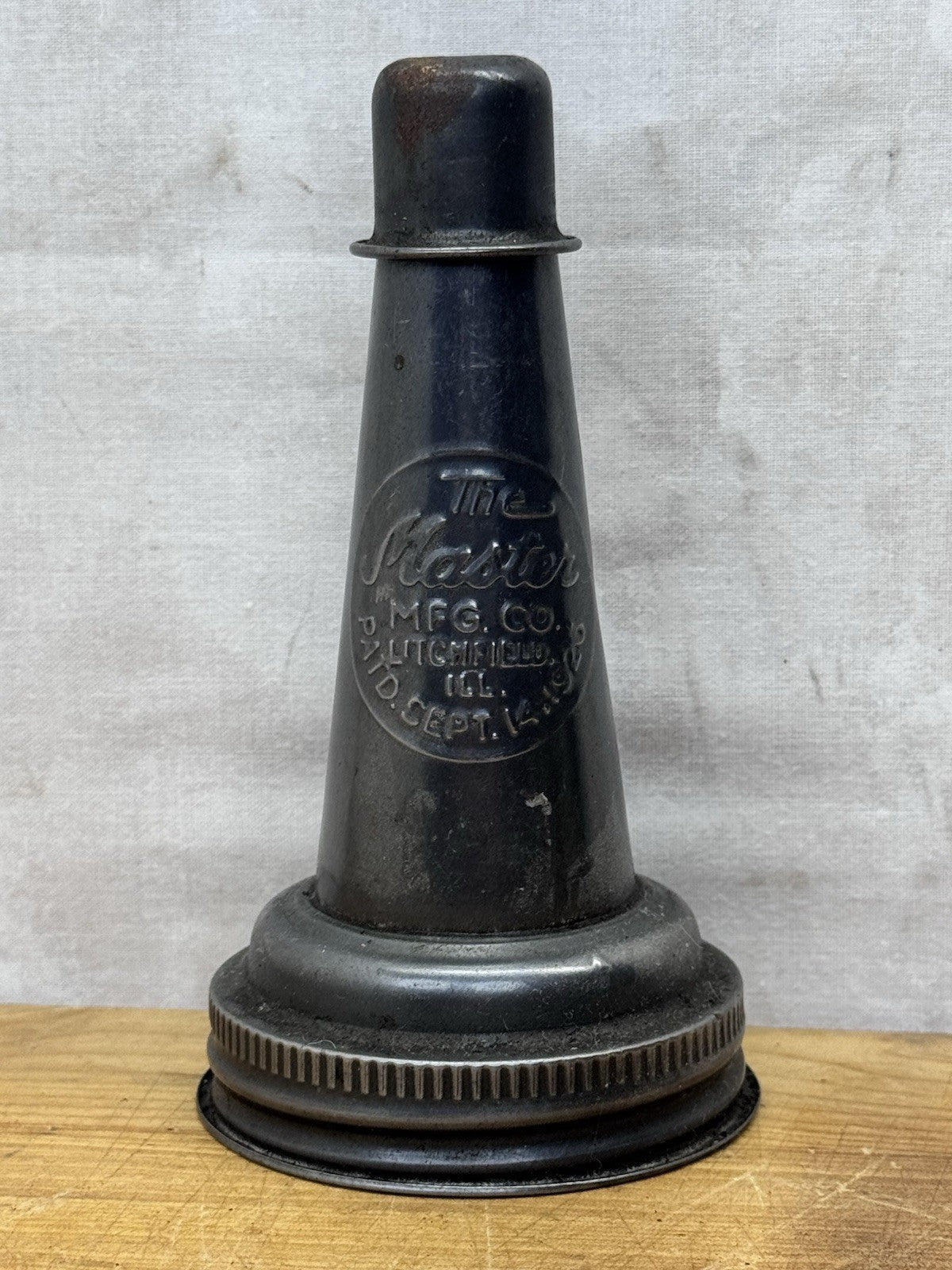 Antique Oil Dispenser Master Top W/cap #1250