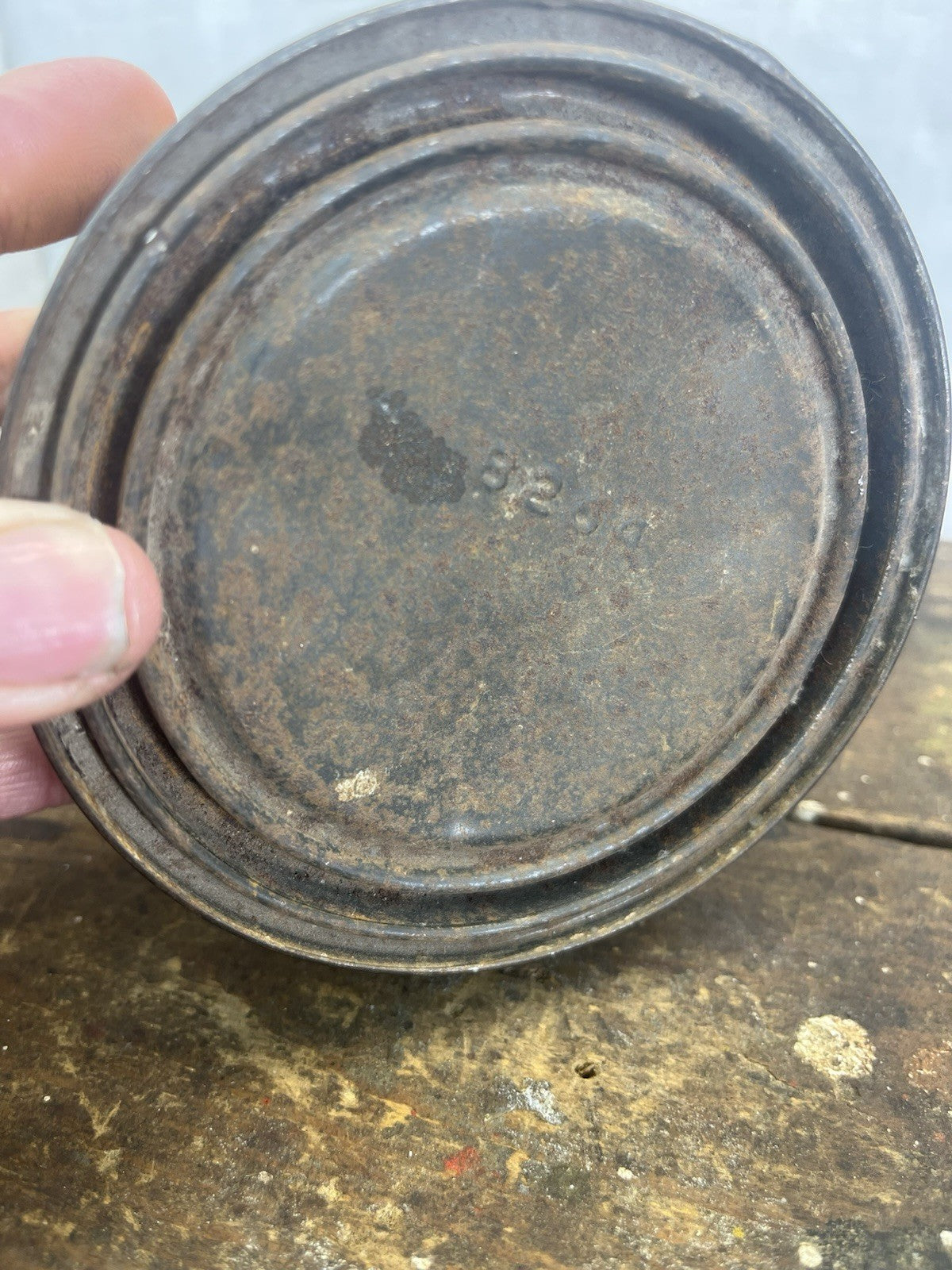 Vintage Mancave Johnson Wax Tin