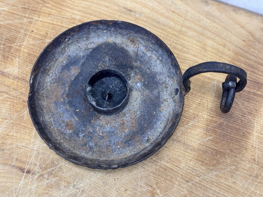 Antique Handheld Candle Holder #1252