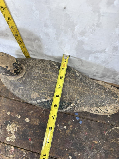 Vintage Wooden Hunting Duck Decoy 