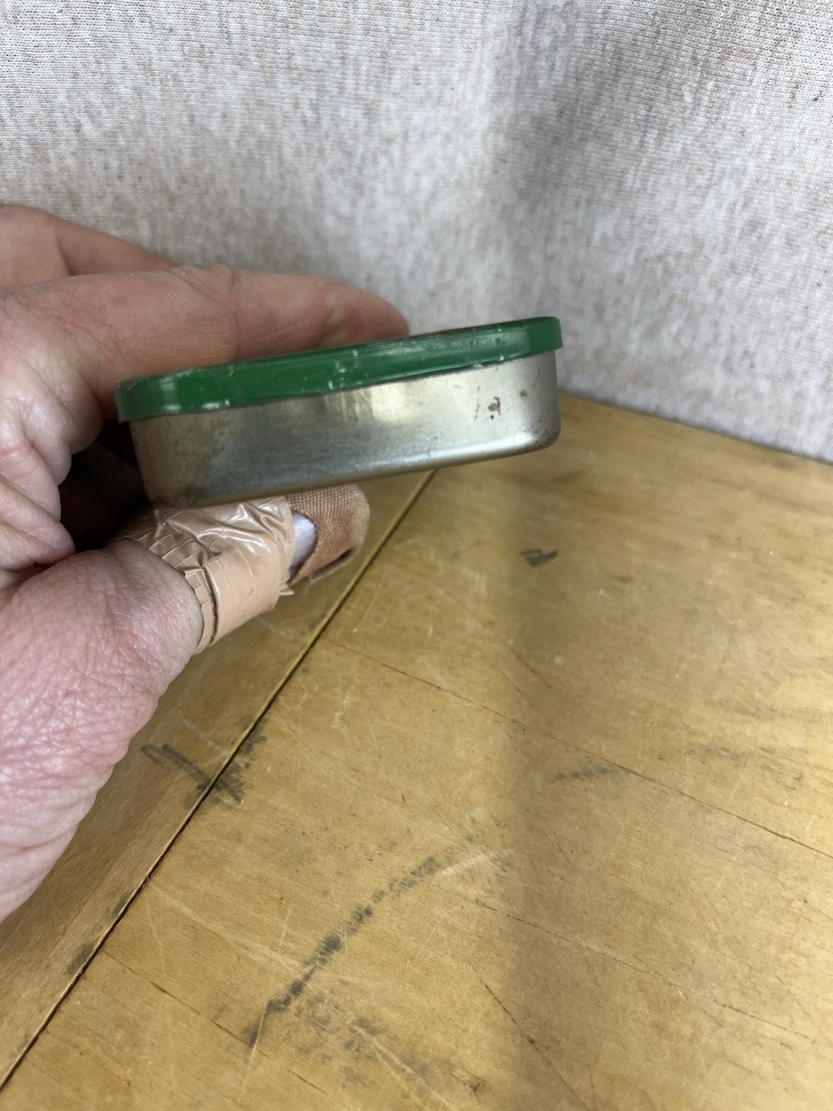 Lanes Eringold Empty Cut Plug Tobacco Tin