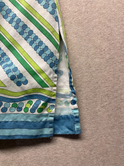 1960s Women’s Hippy Stripe Alex Coleman Sleeveless Cotton Shirt