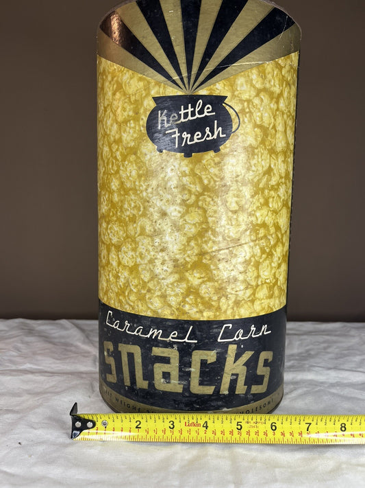 Vintage Carmel Corn Snack Tin