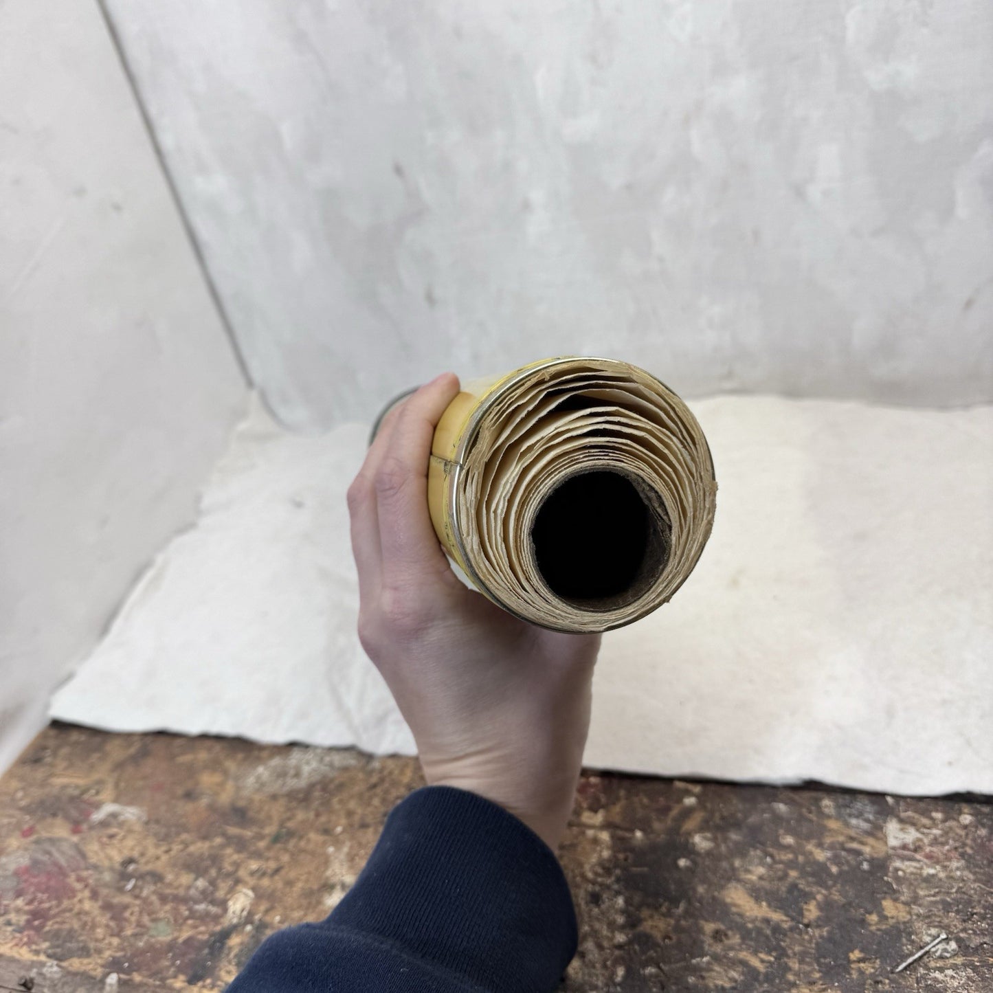 Key Wonder Dusting Paper Tin NOS Vintage