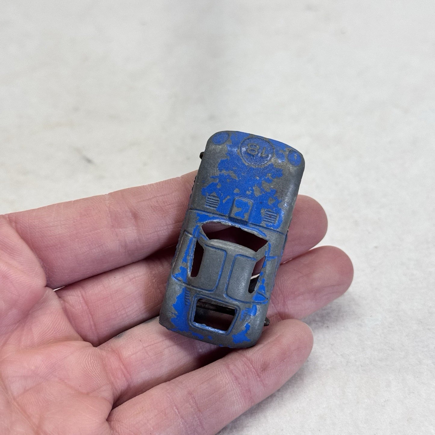 Vintage Tootsie Toy Chevrolet Blue Car