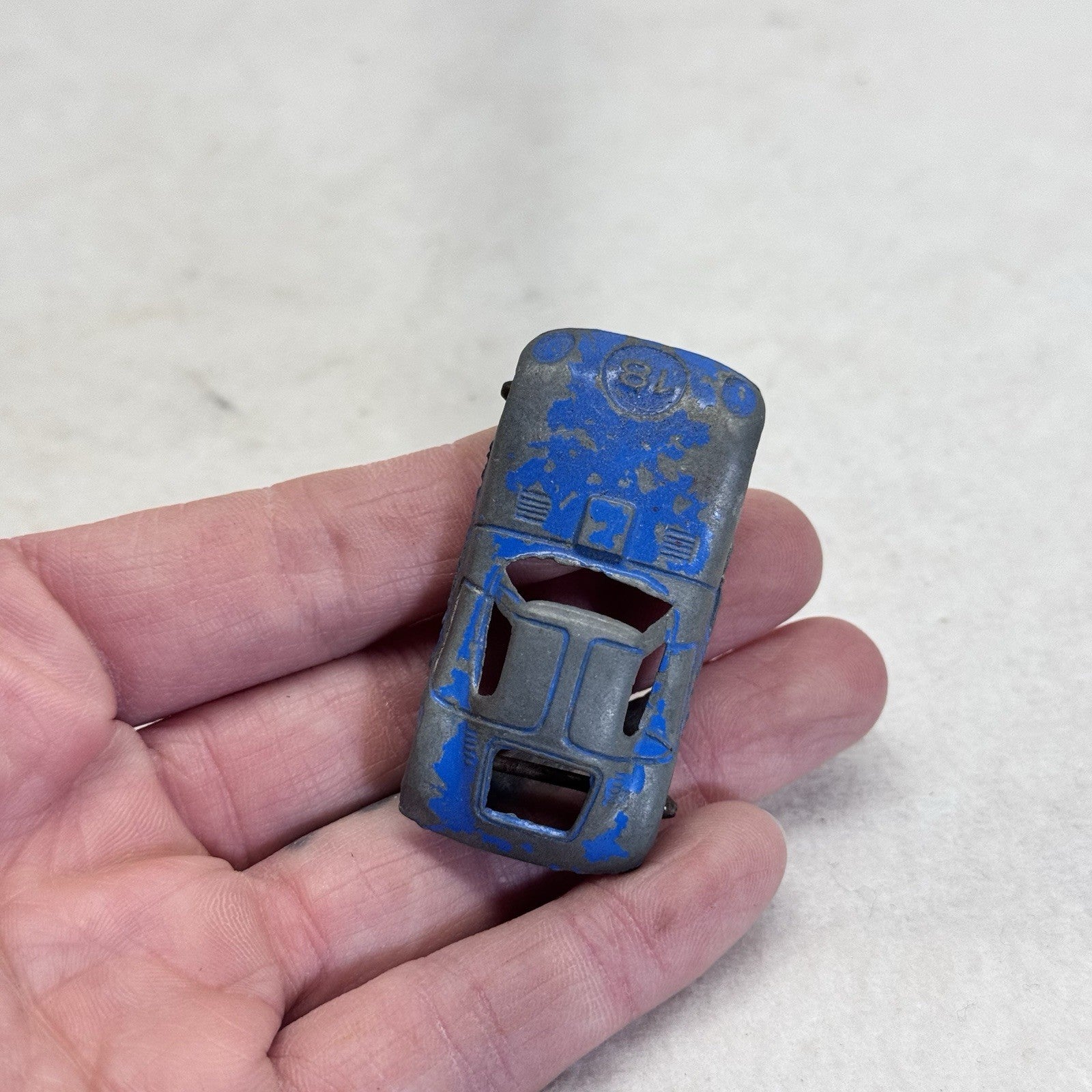 Vintage Tootsie Toy Chevrolet Blue Car