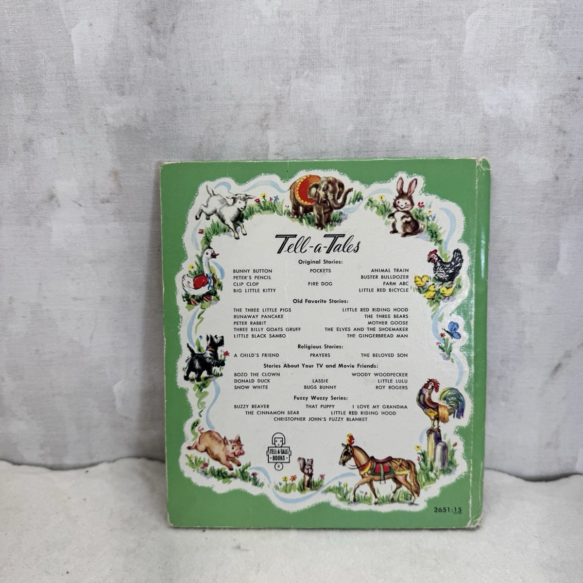Little Red Riding Hood Tell-A-Tales Book Children’s Vintage Book