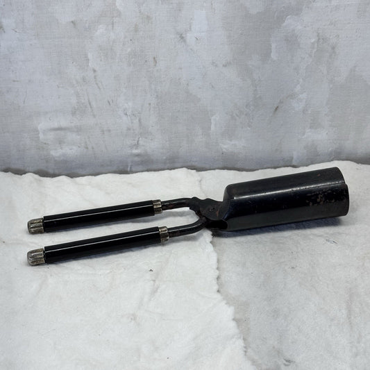 Vintage Metal Cordless Curling Iron 