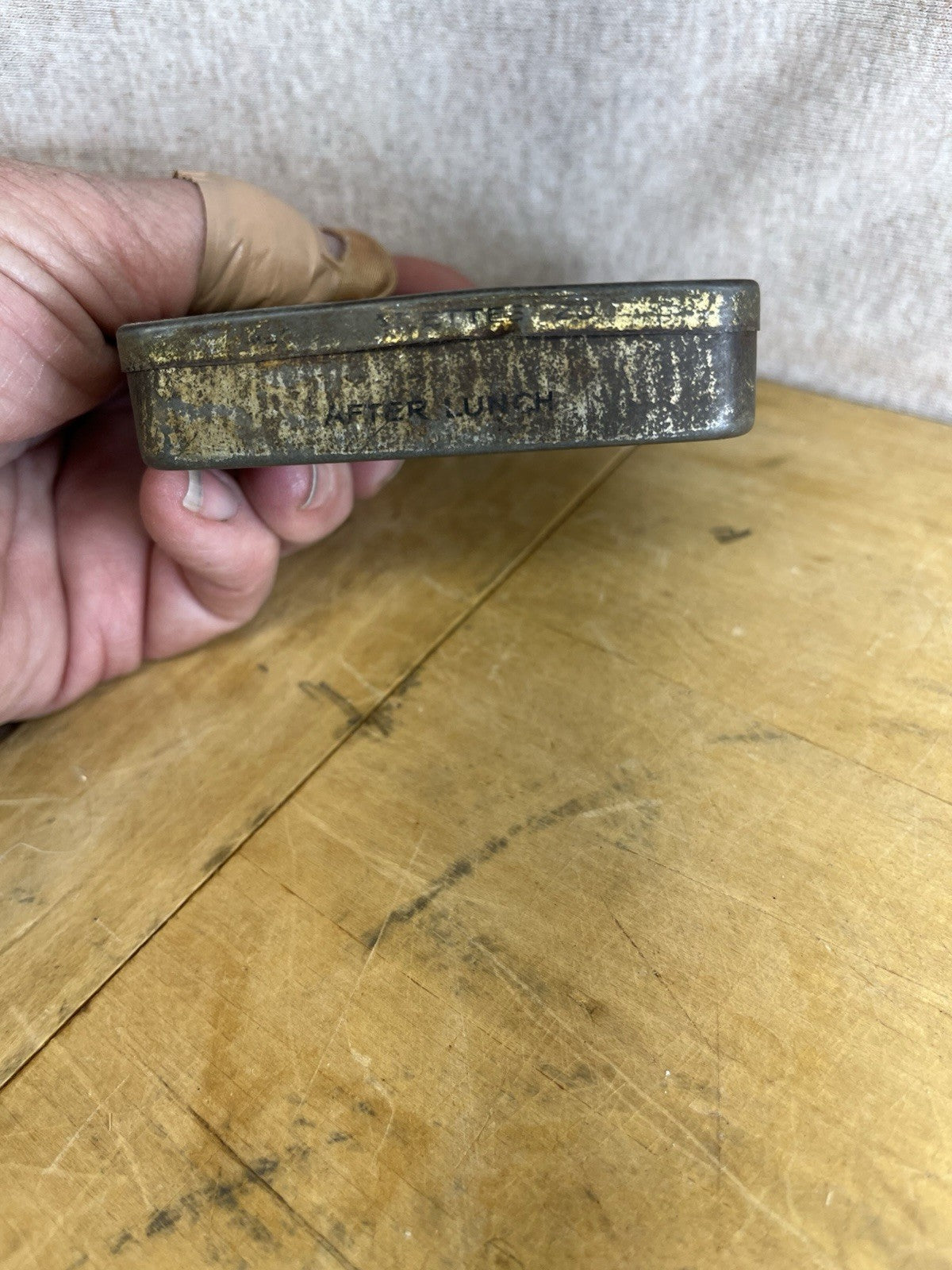 Empty Murattis After Lunch Cigarette Tin