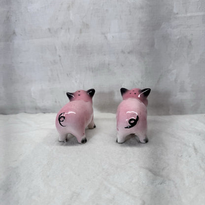 Pig Salt & Pepper Shakers Japan Vintage