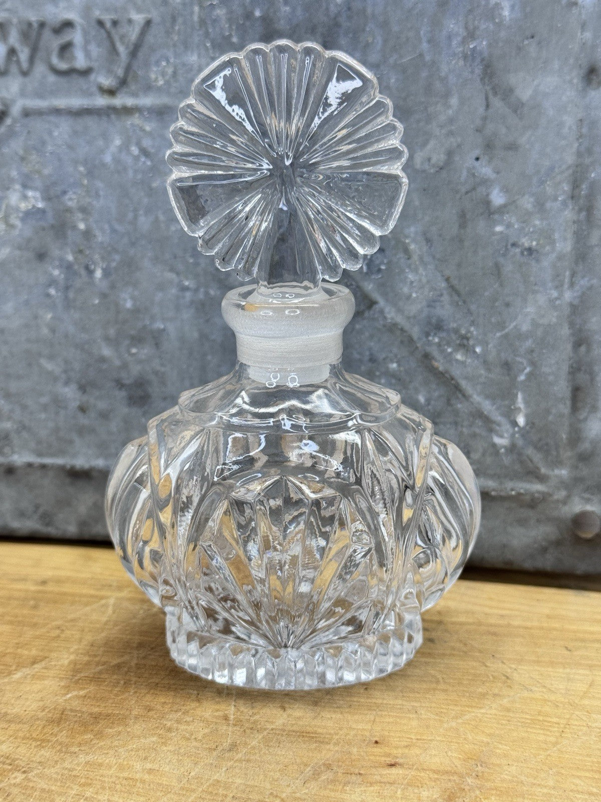 Vintage Crystal Perfume Bottle #1389